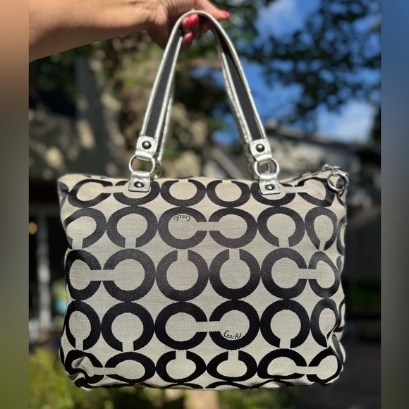 ▶️ Coach ◀️ Poppy Large Pop Op 🔥3 NICE Hang Tags Included - Picture 6 of 17